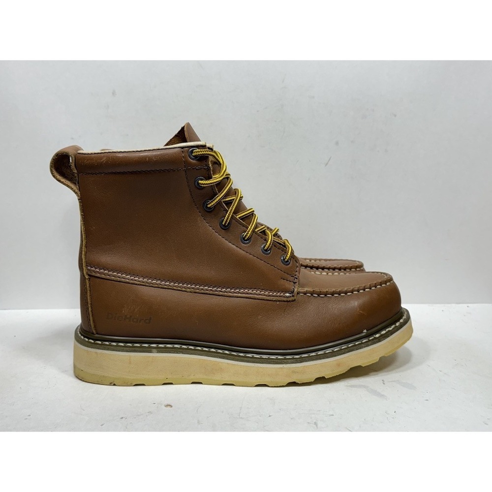 DieHard SureTrack Work Boots Mens Size 12 D Brown Leather Moc Toe Soft Toe